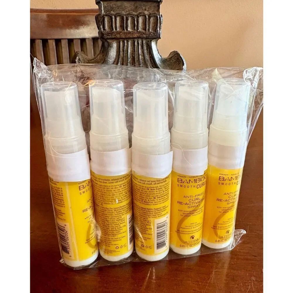 ALTERNA - NWT Bundle of 5 Bamboo Smooth Curls Anti-Frizz Rectivator/.85 oz Each